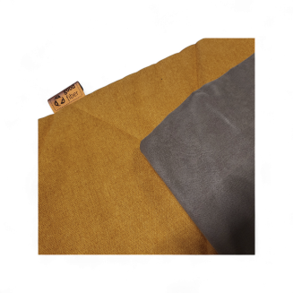 Mata AQUARIUS  pojedyncza - musztardowa - 4